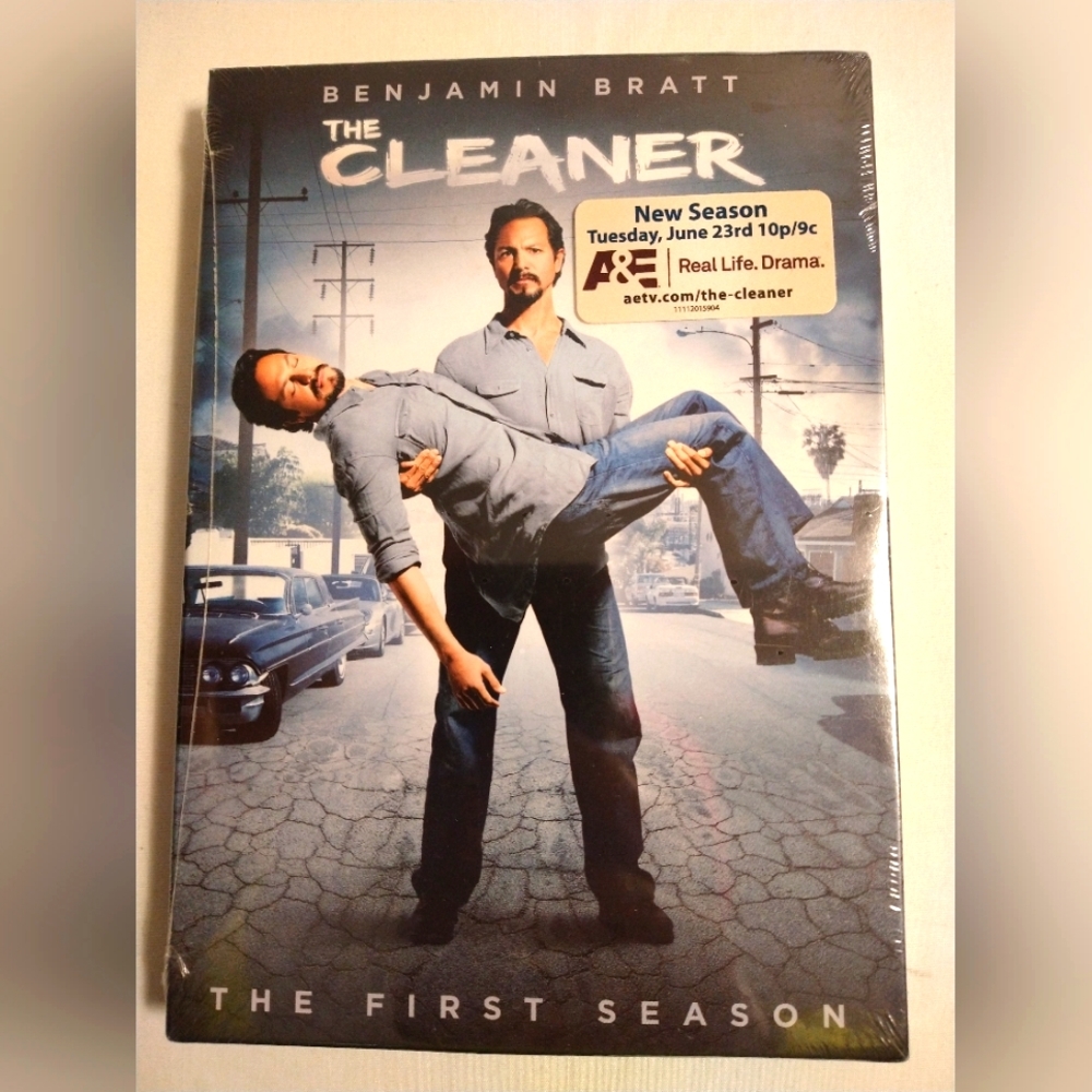 BENJAMIN BRATT 'THE CLEANER FIRST SEASON' ALL 13 EPISODES 4 DVD SET SEALED (NWT)